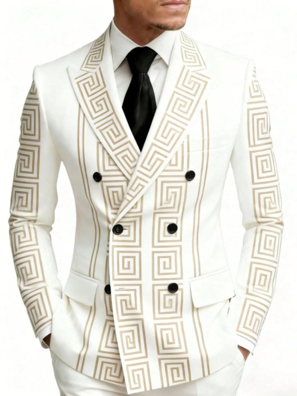Men's Double-Breasted Separates- Blazer